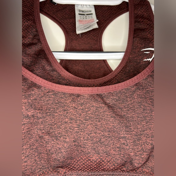 Gymshark Vital Rise Seamless Red Marl Medium Support Sports Bra size M - Picture 3 of 3
